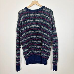 Stone Haven Vintage Sweater Size Large 90's Print